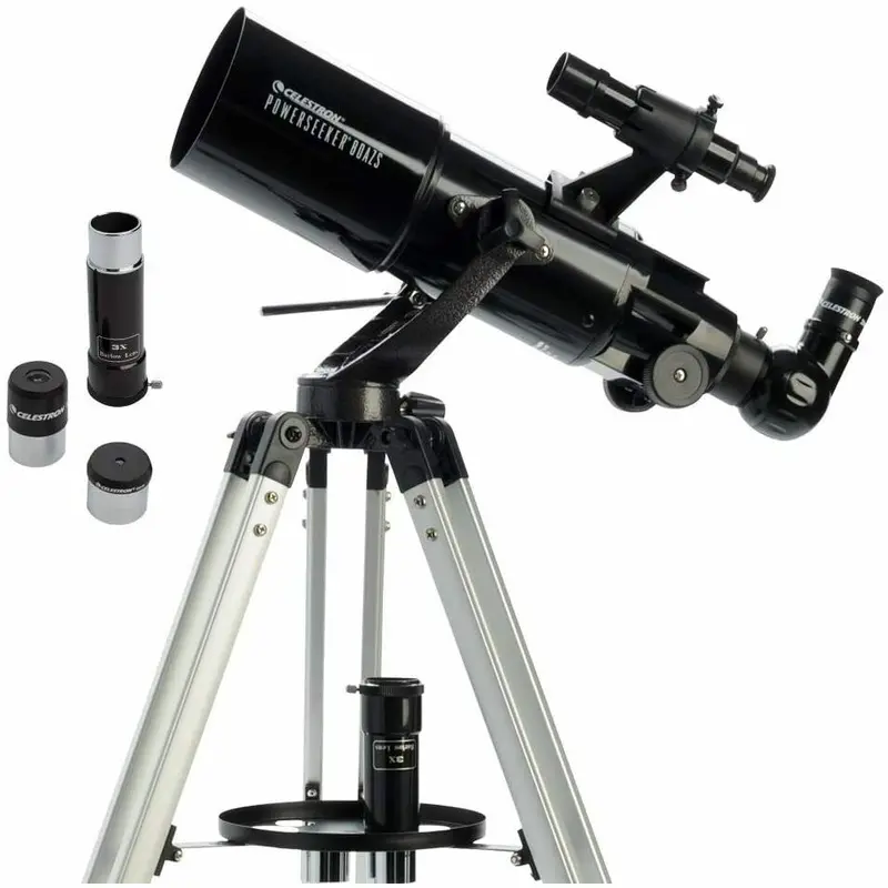 Celestron PowerSeeker 80AZS Telescope - Black