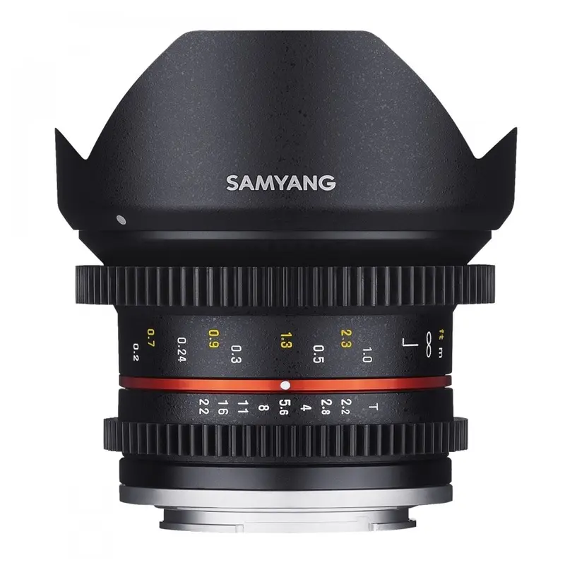 CLEARANCE Samyang 12mm T2.2 CINE NCS CS Lens - Canon EF M Fit (Clearance1000)