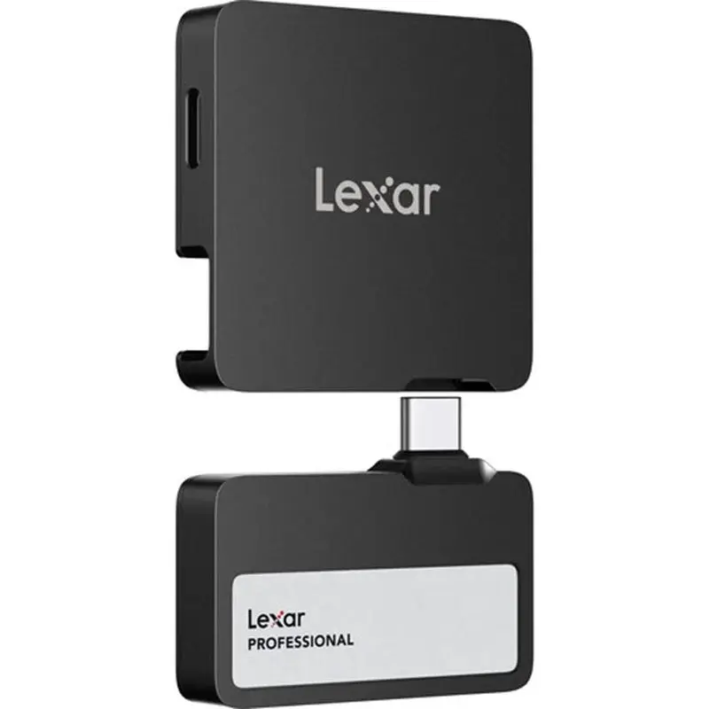 Lexar Go Portable SSD SL400 2TB including Hub Black