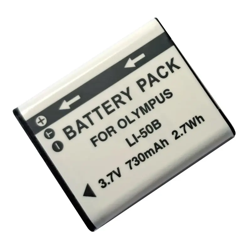 2-Power Olympus Li-50B Battery