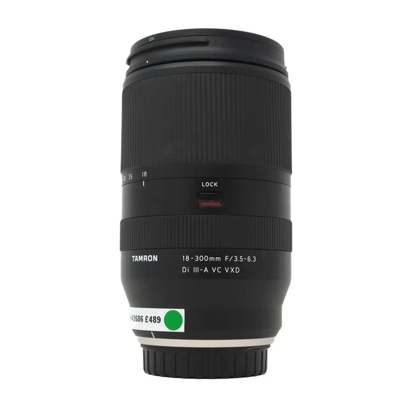 Used Tamron 18-300mm f3.5-6.3 Di III-A VC VXD Lens for Fujifilm X - Boxed - (SH42686)