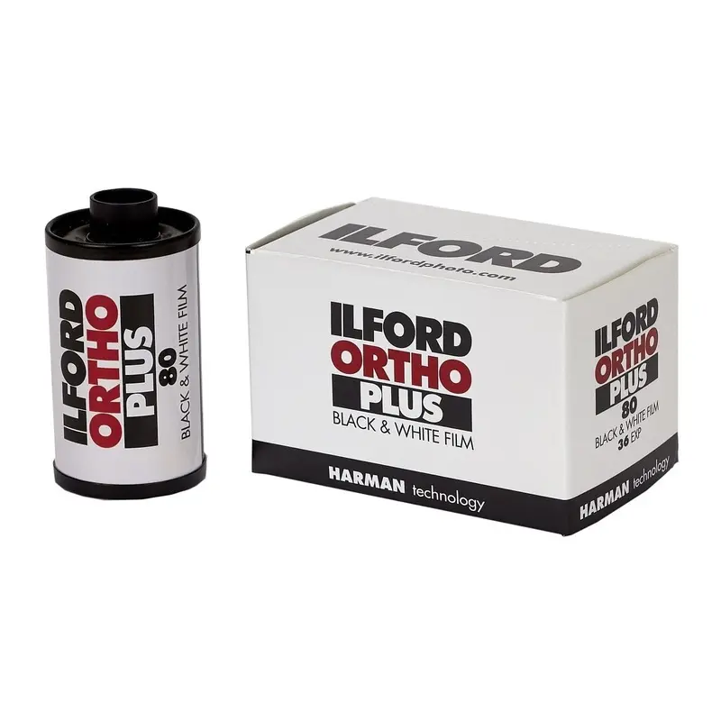Ilford Ortho Plus 80 B&W Black and White Film - 36 Exposures