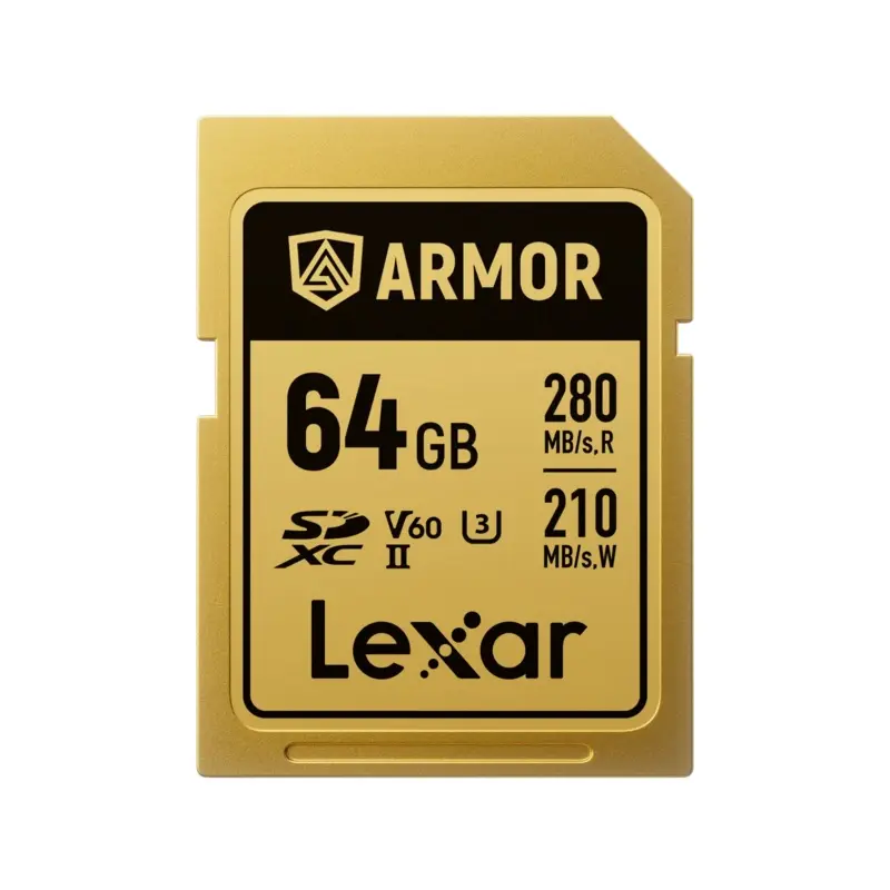 Lexar ARMOR GOLD SDXC UHS-II Card - 64gb
