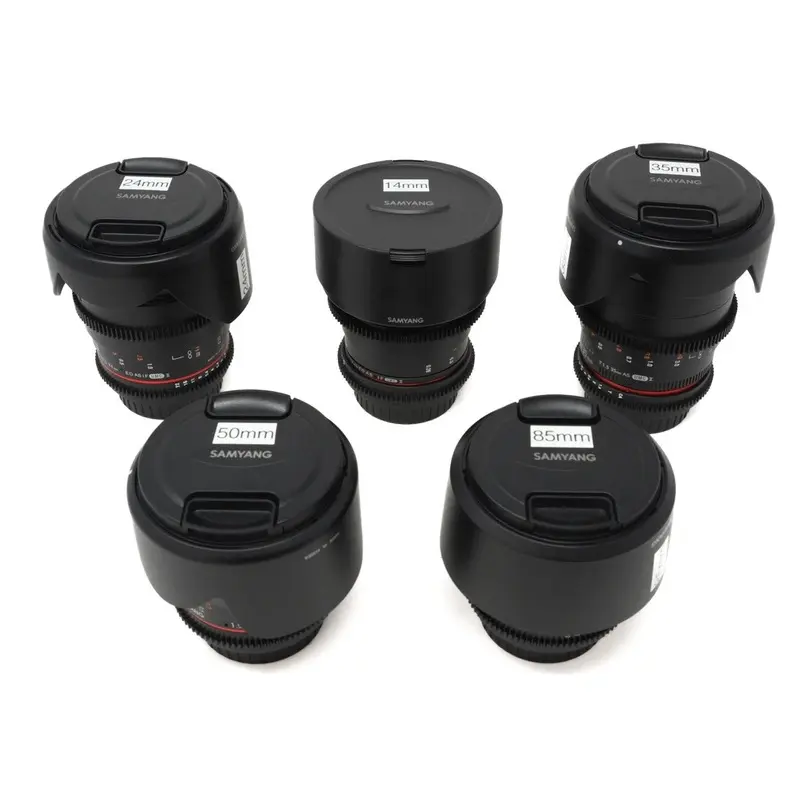 Used Samyang VDSLR UMC II Cine 5 Lens Kit + Case (SH42783)