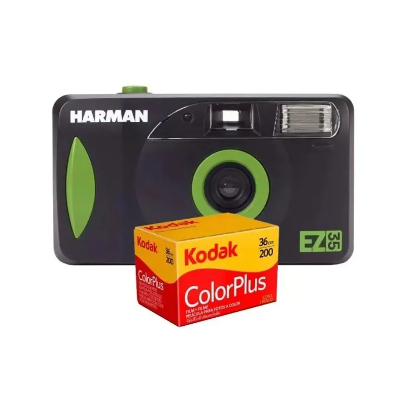 Harman EZ-35 35mm Reusable Camera with Kodak ColorPlus Film Kit