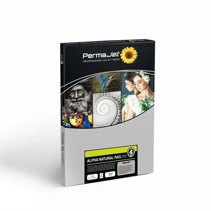 PermaJet Alpha Natural Rag 310 - A3 Photo Paper (25 Sheets)