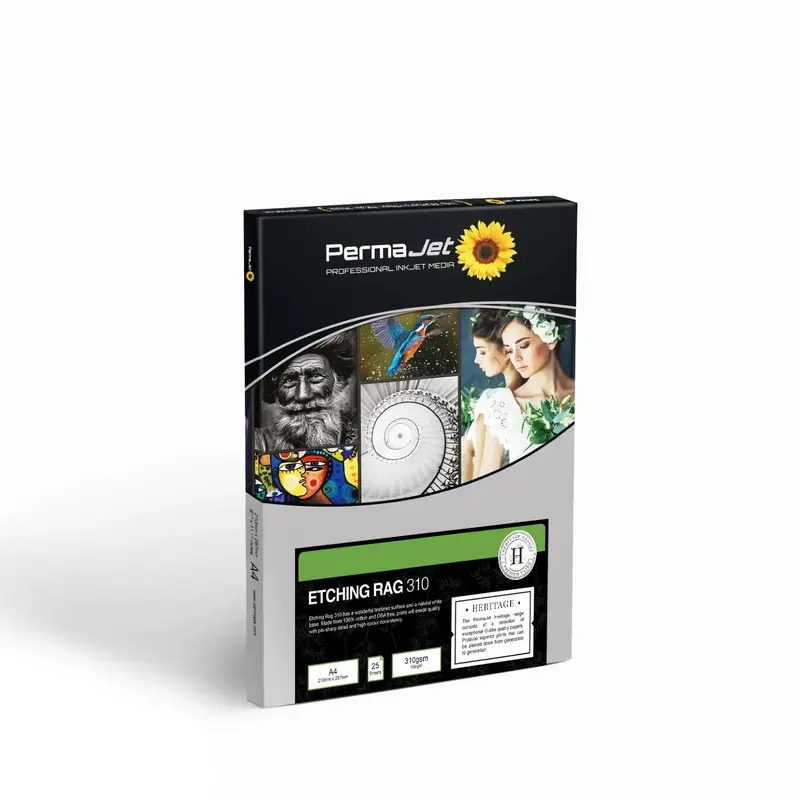 PermaJet Etching Rag 310 - A4 Photo Paper (25 Sheets)