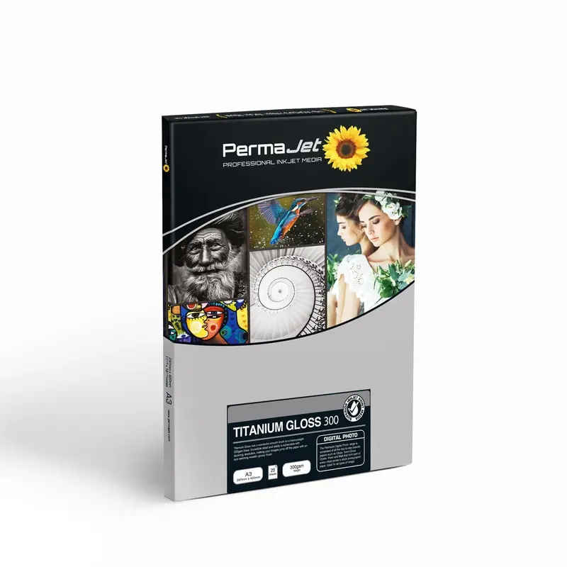 PermaJet Titanium Gloss 300 - A3 Photo Paper (25 Sheets)