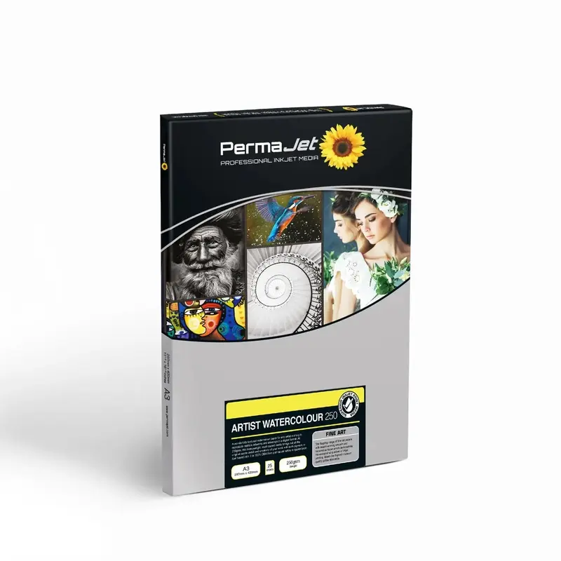 PermaJet Watercolour Rag 310 - A3 Photo Paper (25 Sheets)