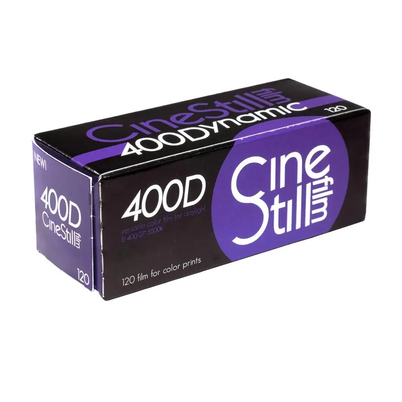 Cinestill 400D 120 Camera Film - Expired Spring 2025