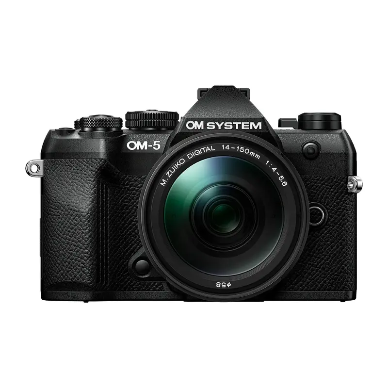 OM System OM-5 Mark II with M.Zuiko Digital 14150mm f/4.05.6 II Lens - Black