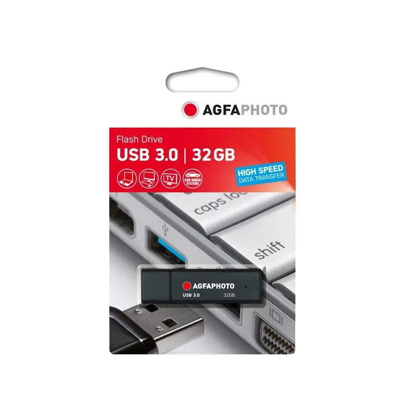 Agfaphoto USB Stick 3.0 32gb Flash Drive - Black
