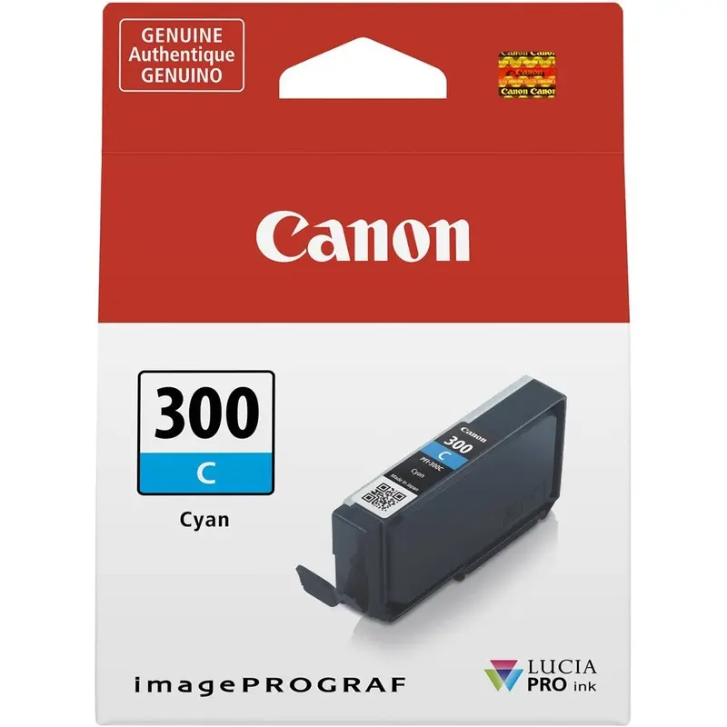 Original Canon Printer Ink - Cyan Colour PFI-300