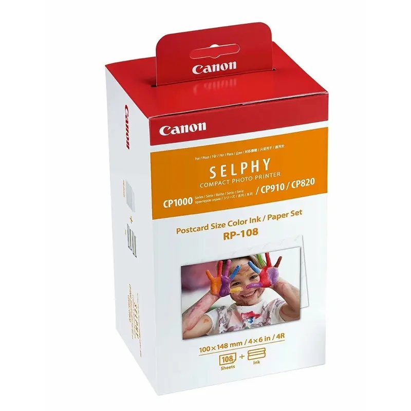 Canon RP-108IN Ink/Paper for Selphy CP-1000 CP-910 CP-820 Printer "108 prints"