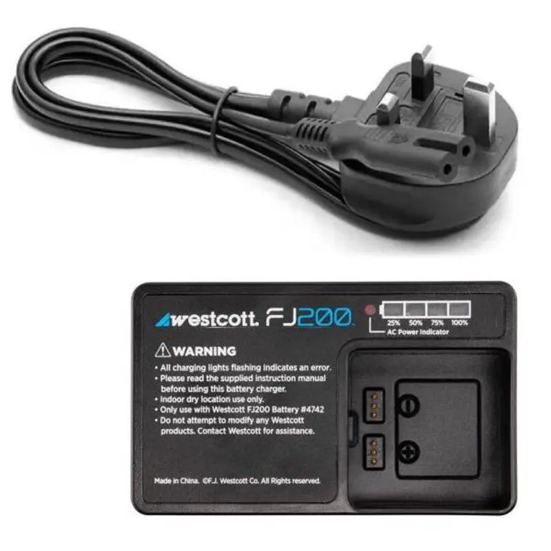 Westcott FJ200 Battery Charger and Cord