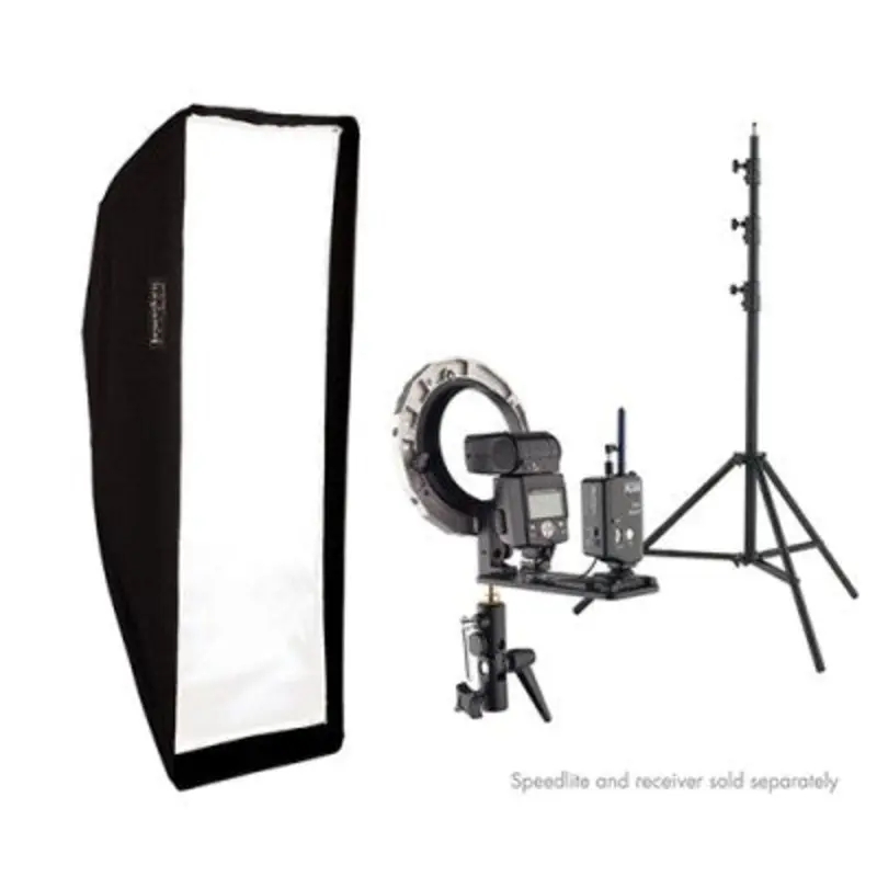 Westcott The Ultimate Flash Kit with Magic Slipper, Stand & 18" x 42" Box - 2333