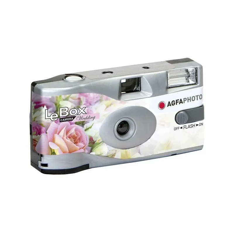 AgfaPhoto LeBox 400 Wedding Disposable Camera with Flash (27 Exposures)