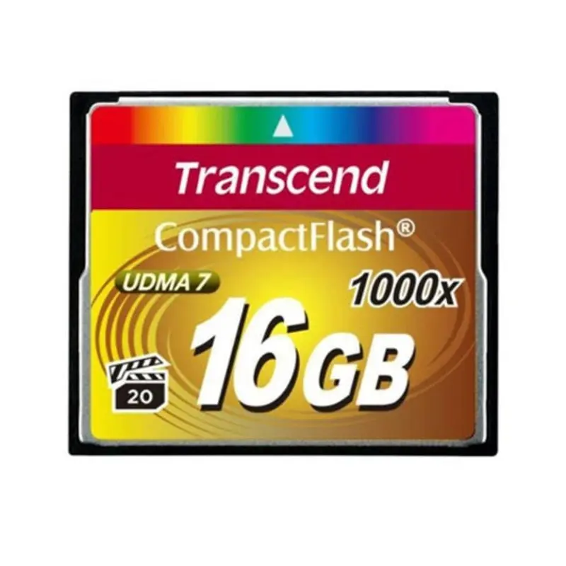 Transcend Compact Flash 16GB 1000x CF Card