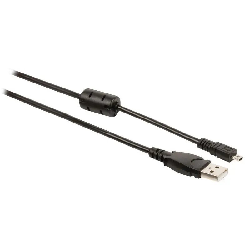 Valueline 2m USB 2.0 A Male To 14 Pin Male Connector For Fuji Camera - Black