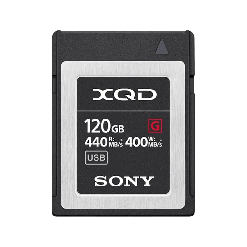 Sony 120GB XQD Flash Memory Card - G Series (Read 440MB/s and Write 400MB/s)