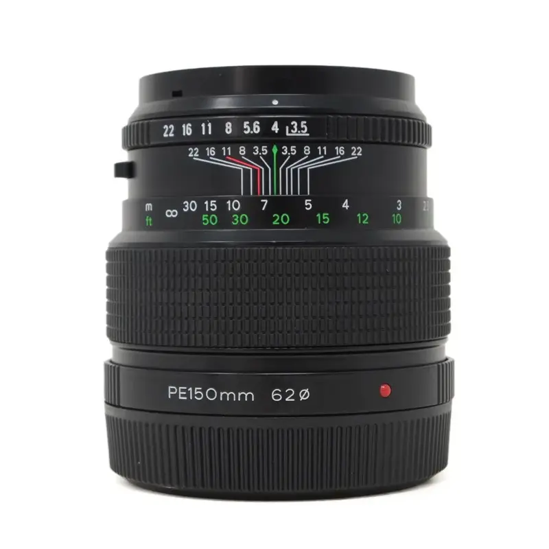 Used Bronica Zenzanon-PE 150mm F3.5 portarit lens for ETRS (Hood SH43185)