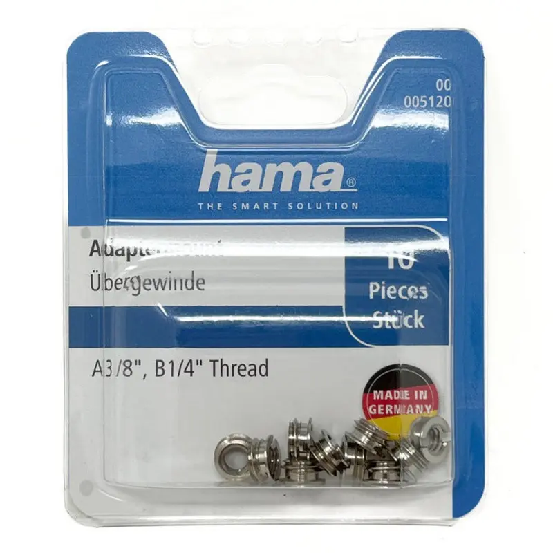 Hama Tripod Thread Converters x10 - For converting a 1/4" thread into a 3/8" thread