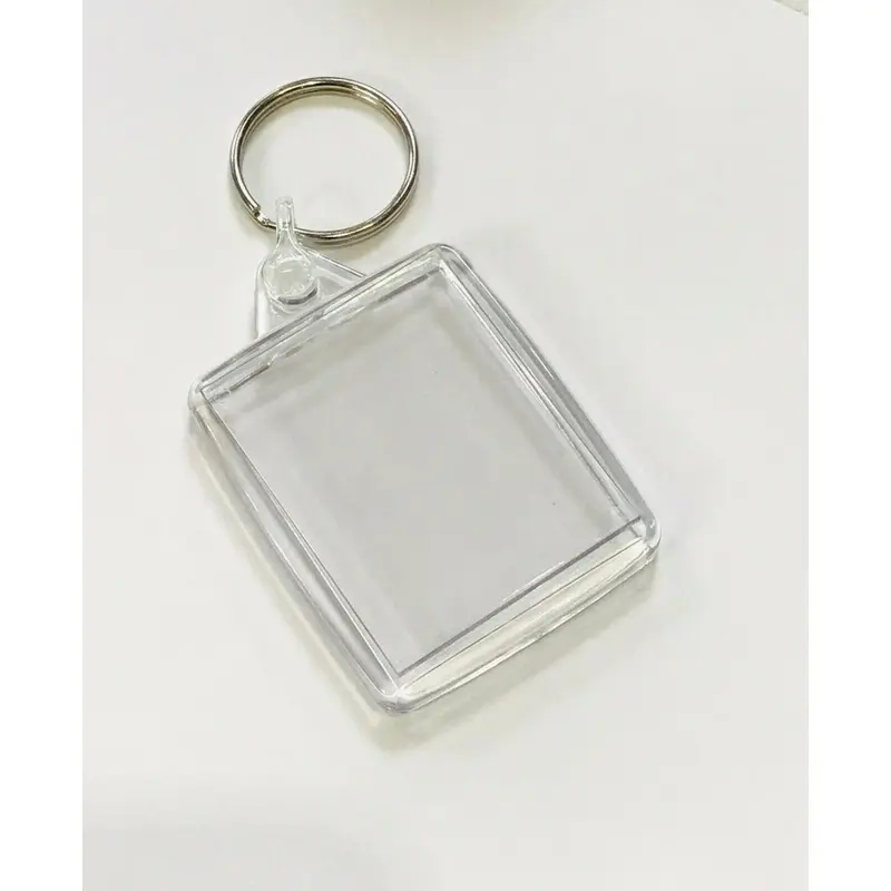 Plastic Passport Photo KeyFob Keyring