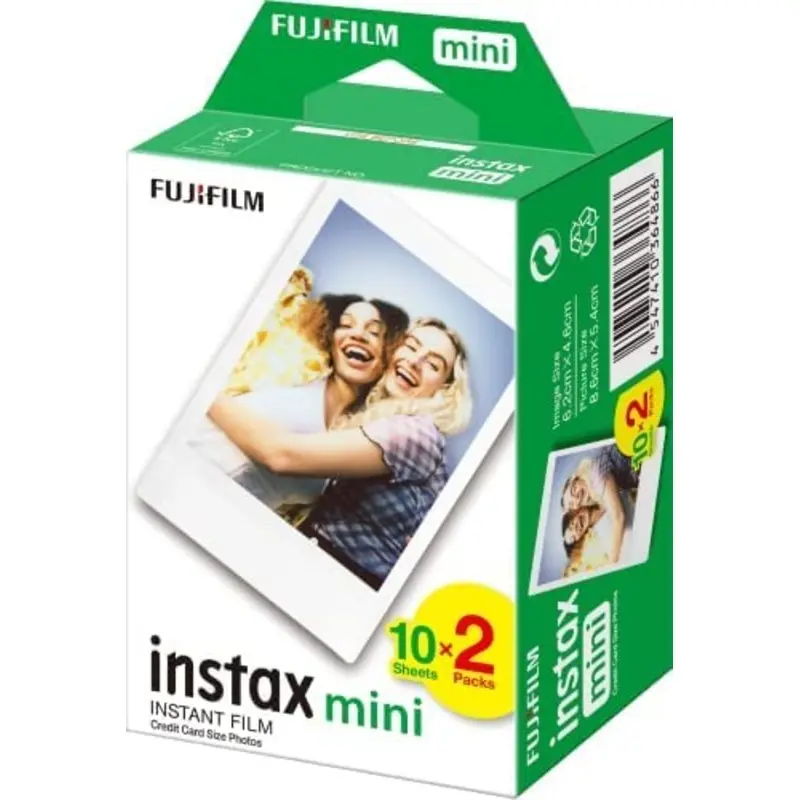 Fujifilm 2x10 Shots Instax Mini Instant Film Pack -  20 shots