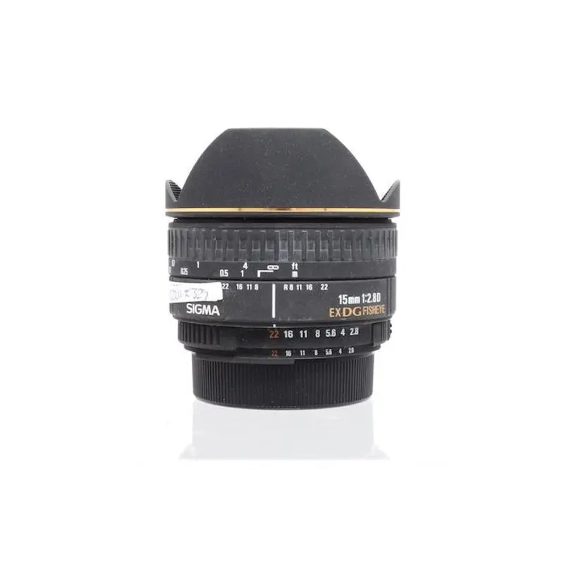 Used Sigma 15mm f2.8 DG Fisheye EX Lens For Nikon (Boxed, SH32211)