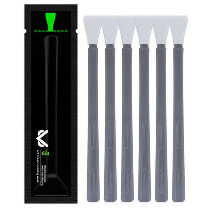 VSGO V-S01E Micro Four Thirds 4/3 6x 12mm swabs 1x 10ml cleaning fluid M4/3