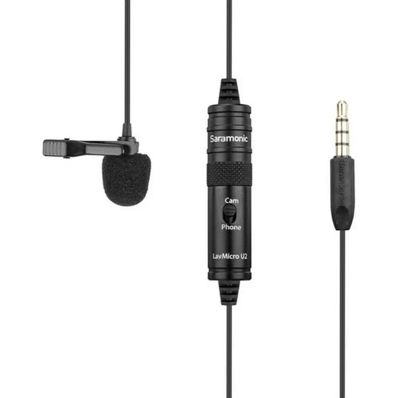 Saramonic LavMicro U2 Ultracompact Clip-On Lavalier Microphone