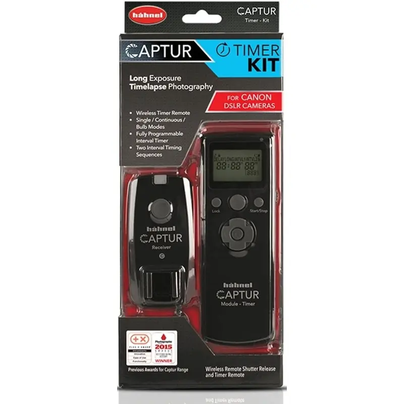 Hahnel Captur Wireless Shutter Release and Timer Remote kit - Canon