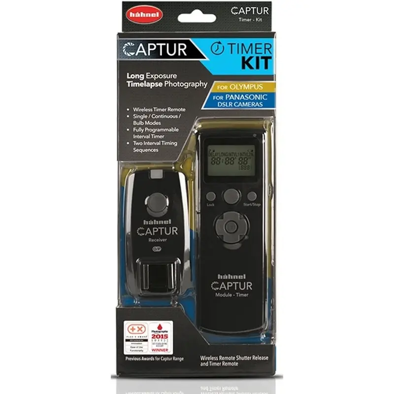 Hahnel Captur Wireless Shutter Release and Timer Remote kit - Olympus/Panasonic MFT