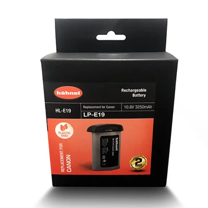 Hahnel HL-E19 3250mAh Li-ion Camera Battery for Canon EOS-1D - LP-E19