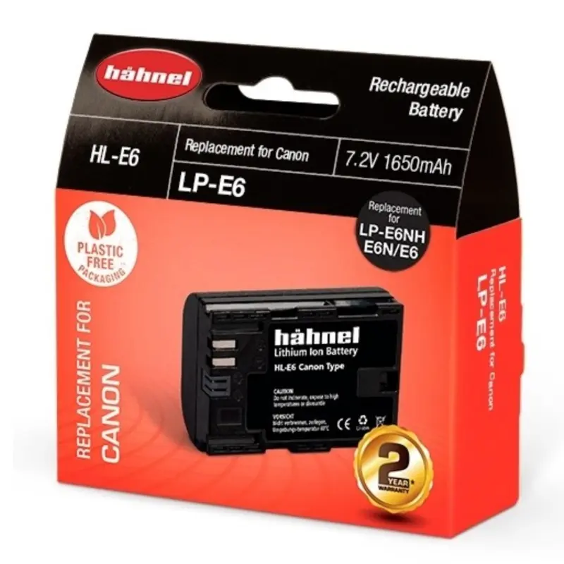 Hahnel HL-E6 / LP-E6 - Canon Battery