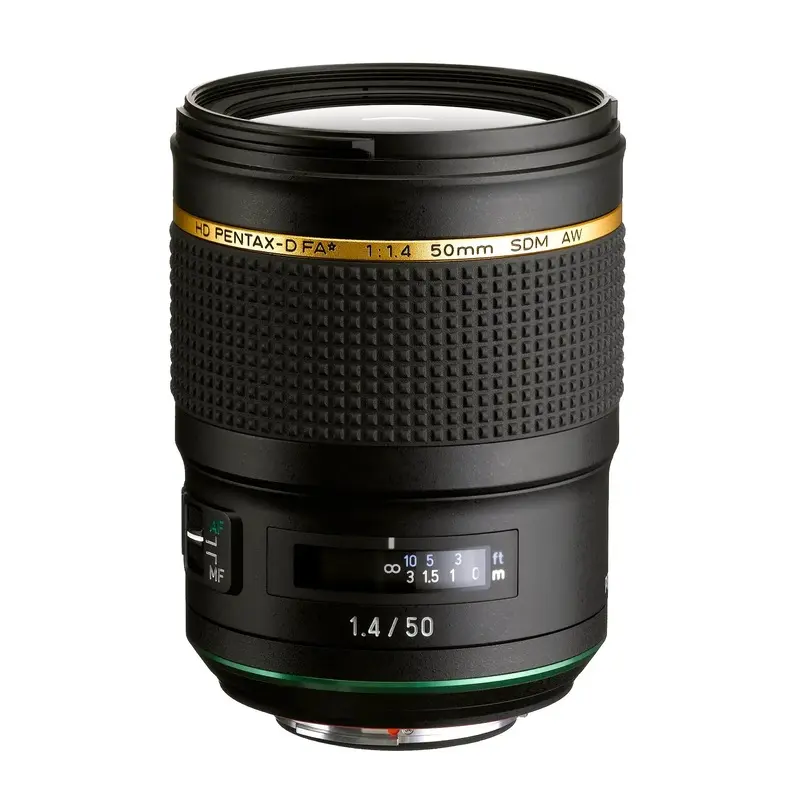 Pentax 50mm f1.4 SDM AW FA* Prime Lens