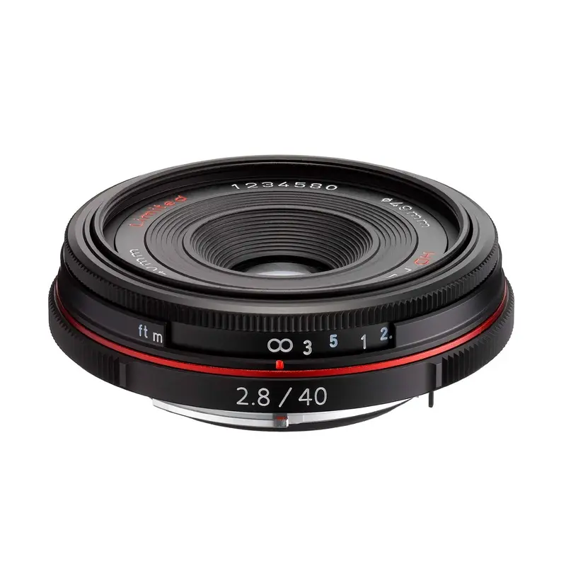 Pentax HD DA Limited 40mm F2.8 Lens - Black