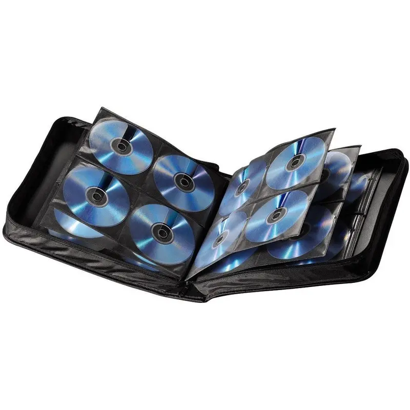 Hama 160 Space CD DVD Blu Ray Disc Carry Case Holder Bag Wallet Protector