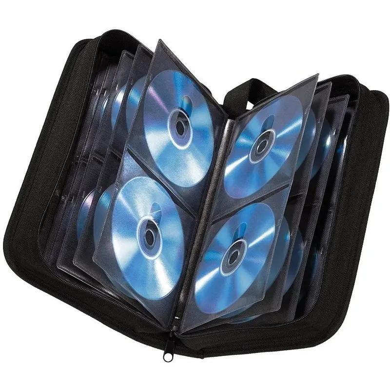 Hama CD wallet for storing 120 CDs DVDs Blu-rays - Black