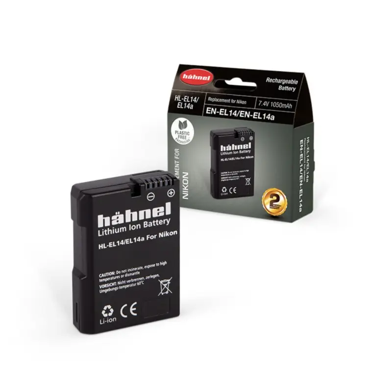 Hahnel HL-EL14 Nikon Type Li-ion Battery Replacement for EN-EL14