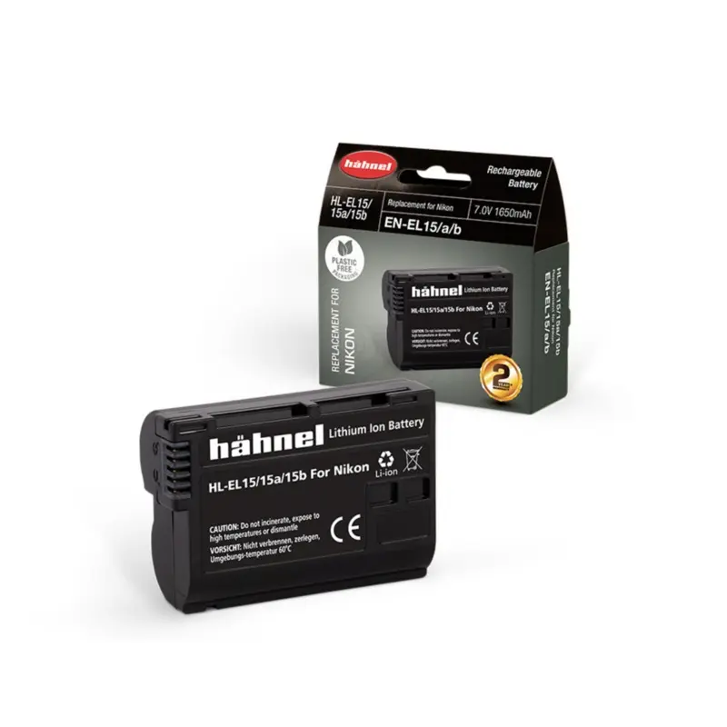 Hahnel HL-EL15 Nikon Type Li-ion Battery Replacement for D7000 / D800 / D800E - EN-EL15