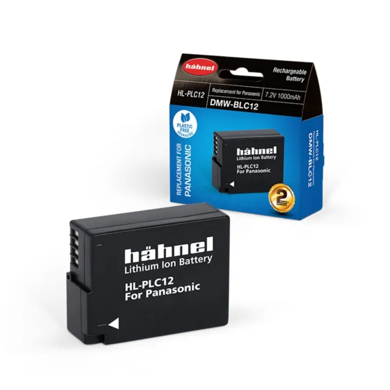 Hahnel HL-PLC12 Li ion Replacement Battery for Panasonic DMW-BLC12