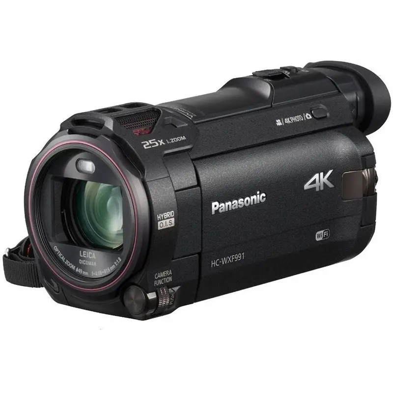 Panasonic HC-VX980EB-K 4K Leica Hybrid Wireless Camcorder Video Camera 18MP