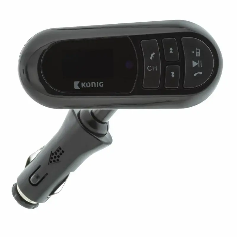 KONIG FMT RANS100 12 V Bluetooth FM Transmitter with Mic