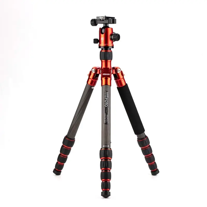 MeFOTO GlobeTrotter Convertible Tripod Kit - Red