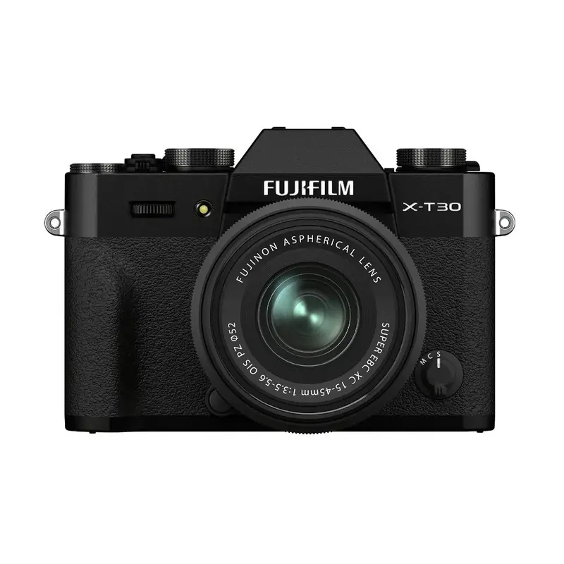 Fujifilm X-T30 II Mirrorless Camera Body & XC 15-45mm F3.5-5.6 OIS PZ Lens - Black