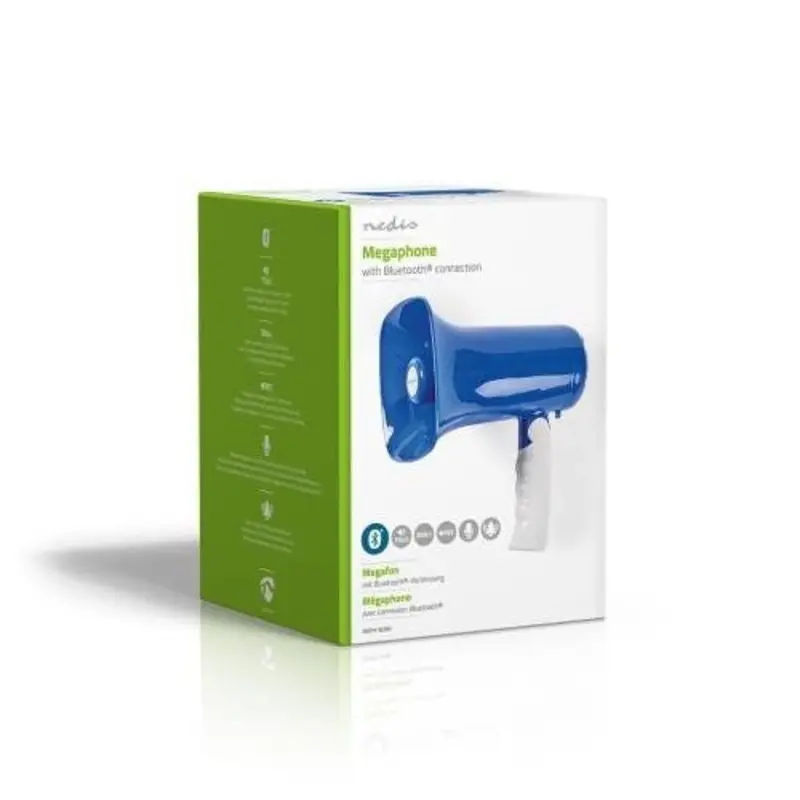 Megaphone with Volume control Built-In Microphone - Built-in siren - Bluetooth