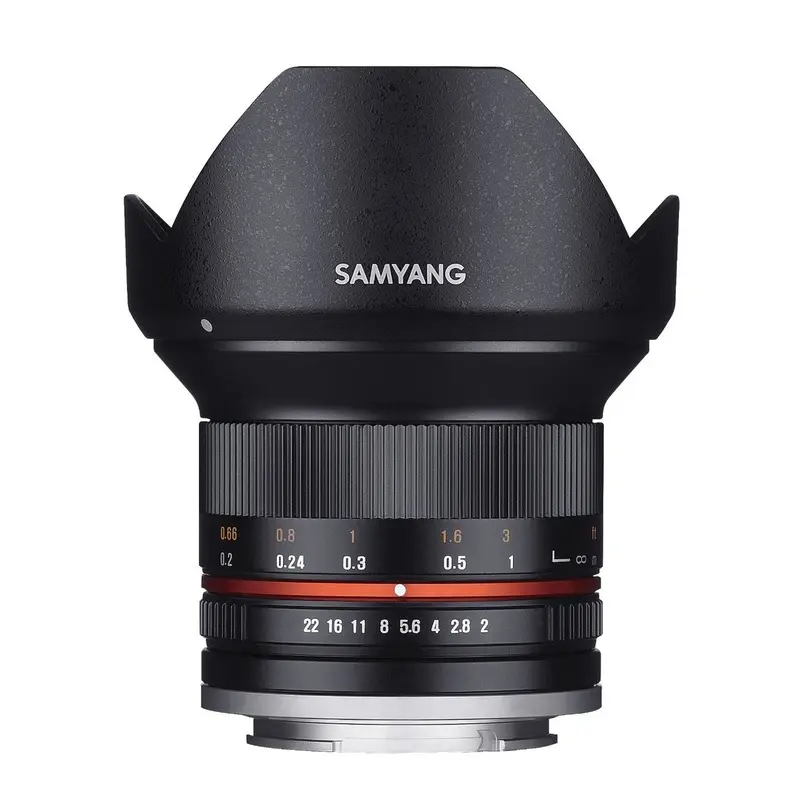Samyang 12mm F2 Ultra Wide Manual Focus Lens - Black