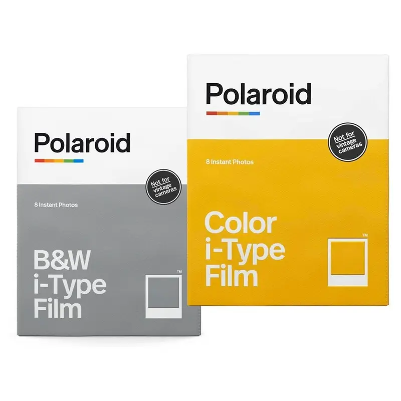 Polaroid pack of 2 I-TYPE Black and White + Colour Instant Film