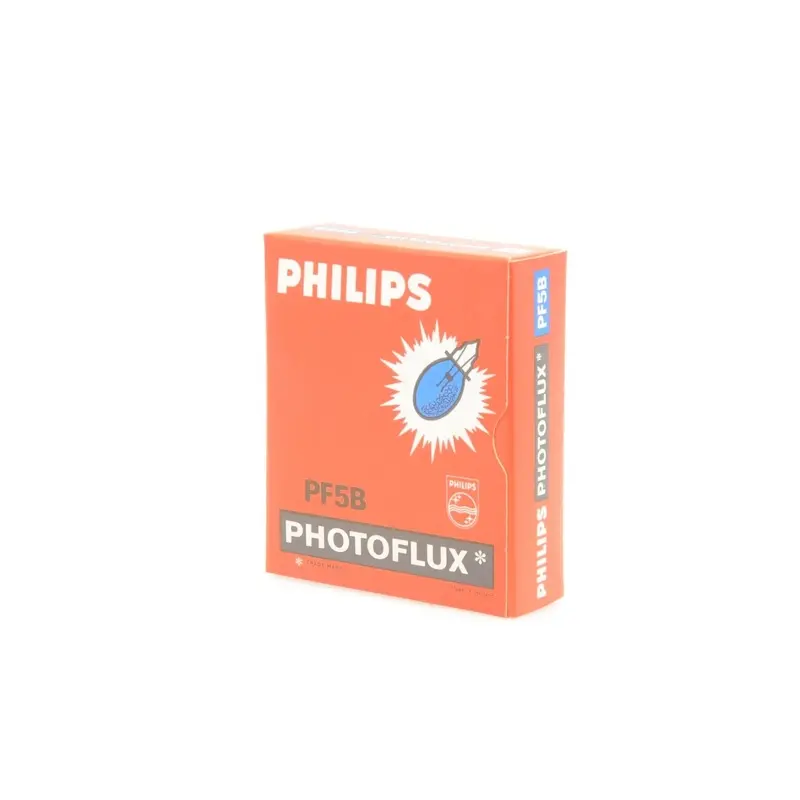 New Old stock Box Philips PF5B Photoflux flash bulb (5Pack)
